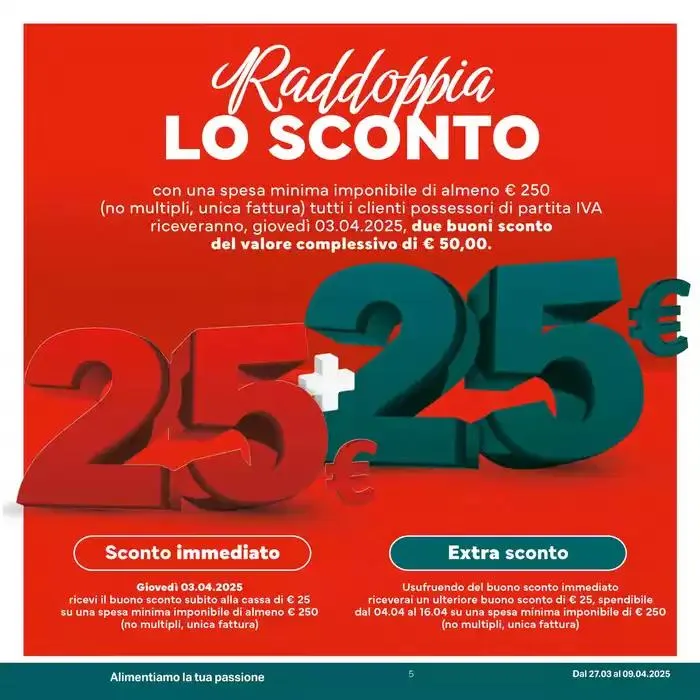Banqueting Promo da 27 marzo a 9 aprile di 2025 - Pagina del volantino 5