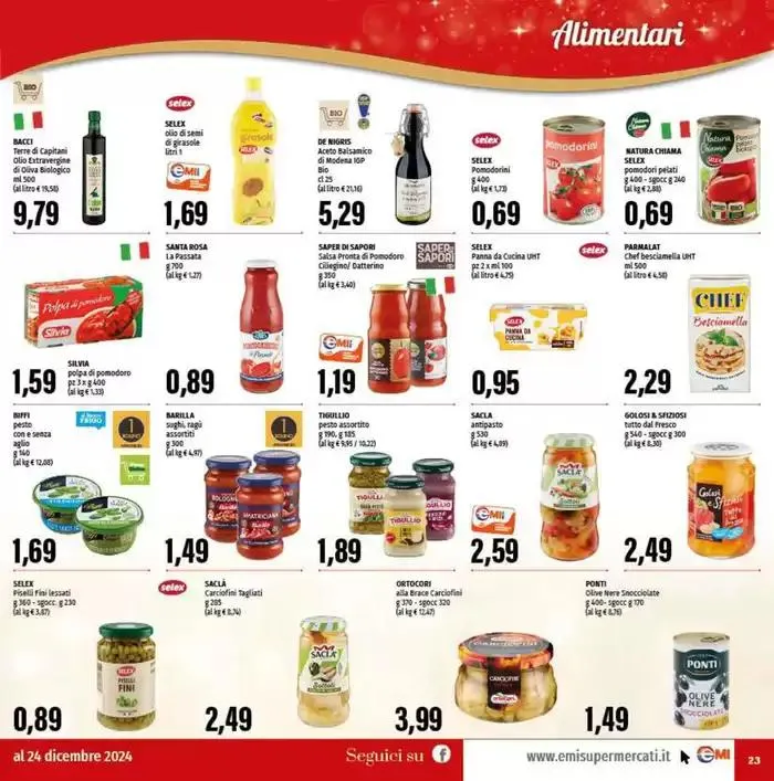 Il gusto delle feste da 20 dicembre a 24 dicembre di 2024 - Pagina del volantino 23
