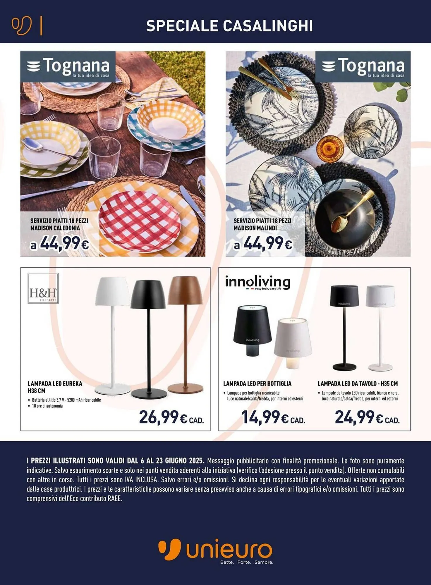 Volantino Unieuro da 6 giugno a 23 giugno di 2025 - Pagina del volantino 9