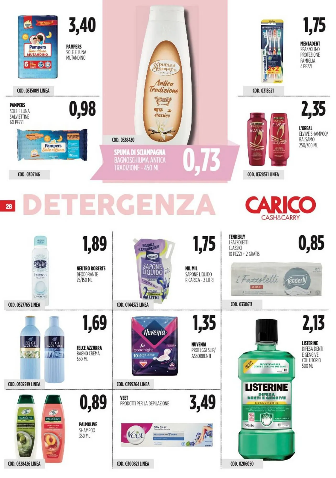 Volantino Carico Cash & Carry da 5 giugno a 18 giugno di 2025 - Pagina del volantino 28
