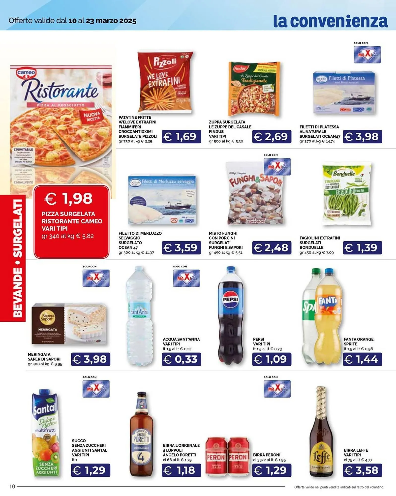 Volantino Maxisconto da 10 marzo a 23 marzo di 2025 - Pagina del volantino 10