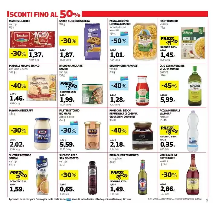 Sconti fino al 50% da 27 marzo a 9 aprile di 2025 - Pagina del volantino 9