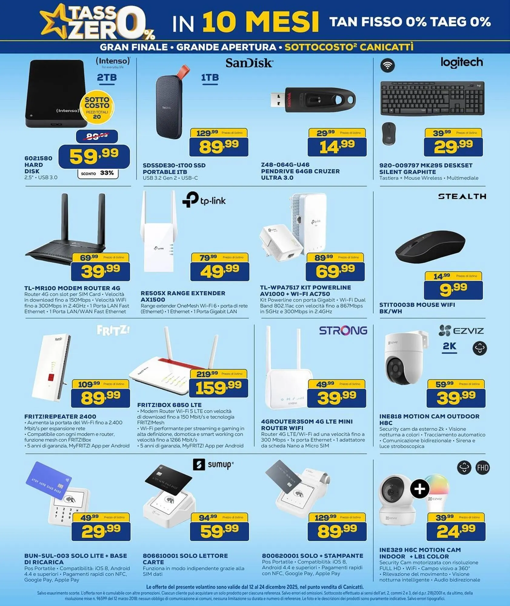 Volantino Euronics da 12 dicembre a 24 dicembre di 2025 - Pagina del volantino 12