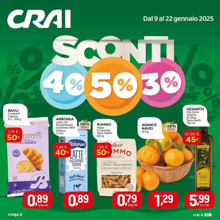 Sconti 30 40 50% da 9 gennaio a 22 gennaio di 2025 - Pagina del volantino 1