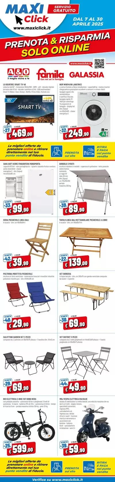 MaxiClick da 7 aprile a 30 aprile di 2025 - Pagina del volantino 1