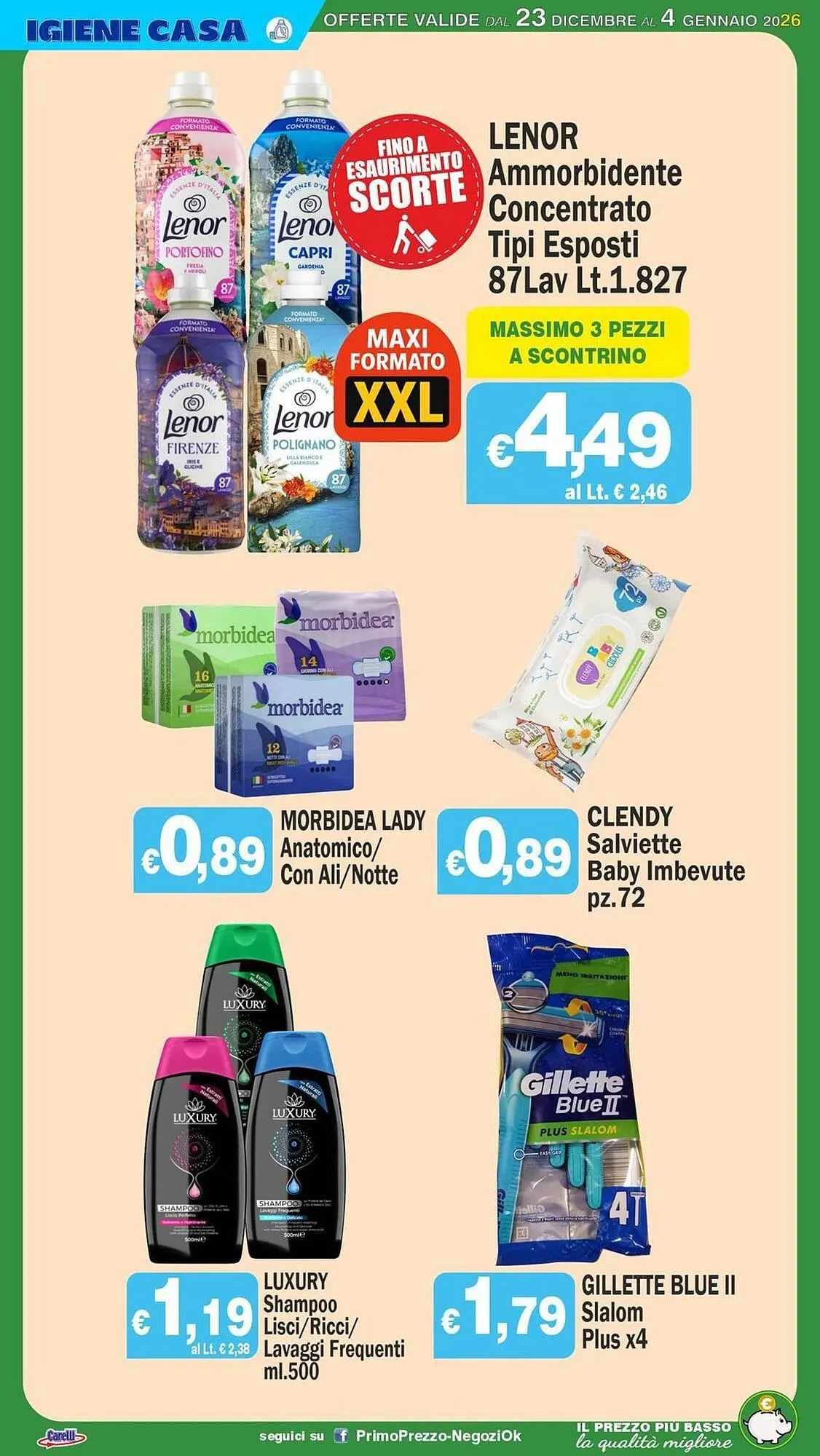 Volantino Primo Prezzo da 23 dicembre a 4 gennaio di 2026 - Pagina del volantino 17
