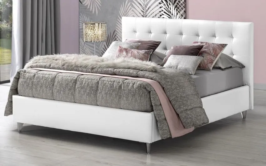 Letto matrimoniale con contenitore