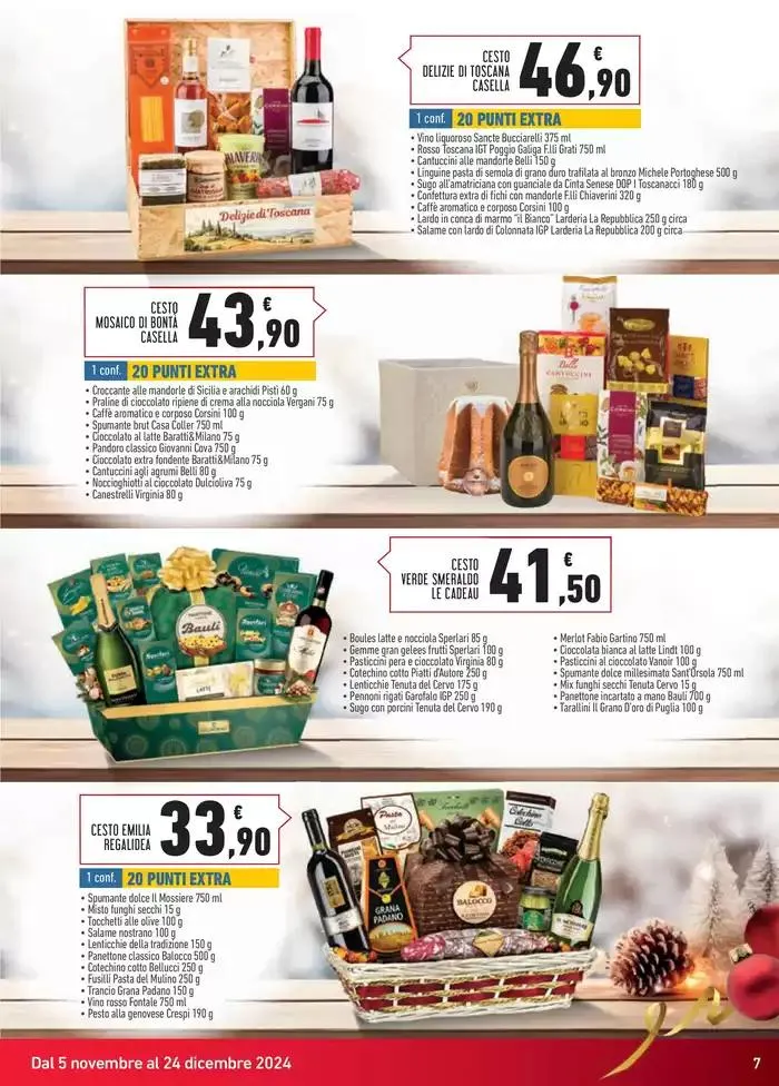 Catalogo ceste e vini da 5 novembre a 24 dicembre di 2024 - Pagina del volantino 7