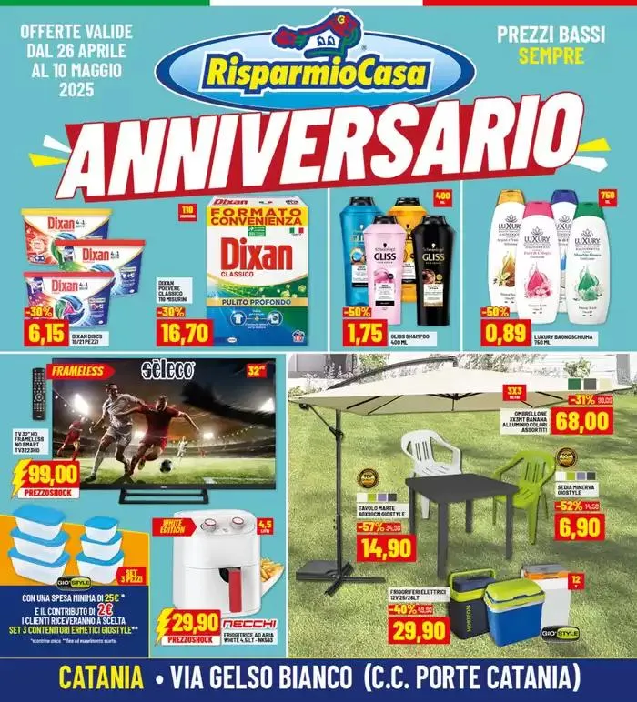 Anniversario da 26 aprile a 10 maggio di 2025 - Pagina del volantino 1