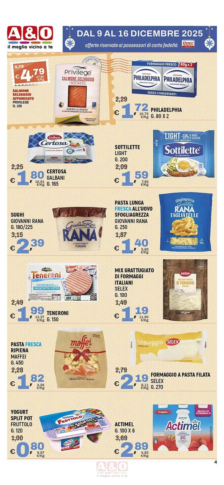 Volantino A&O da 9 dicembre a 16 dicembre di 2025 - Pagina del volantino 4
