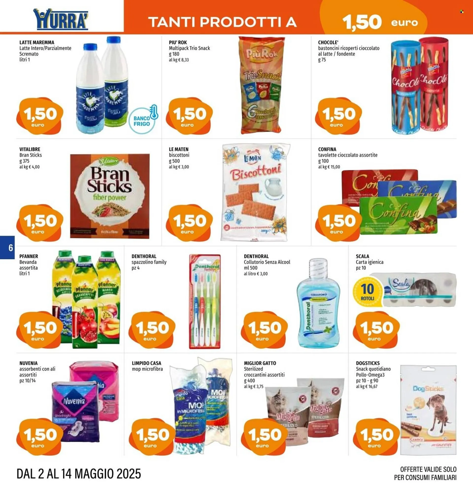 Volantino Hurrà da 2 maggio a 14 maggio di 2025 - Pagina del volantino 6