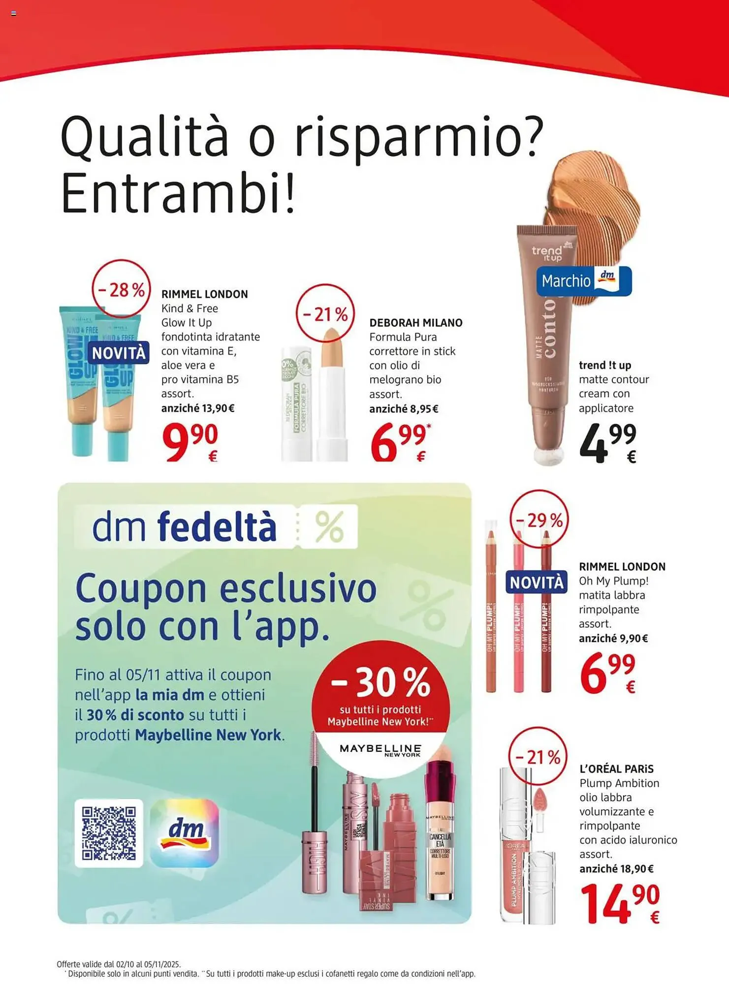 Volantino dm drogerie markt da 2 ottobre a 5 novembre di 2025 - Pagina del volantino 4