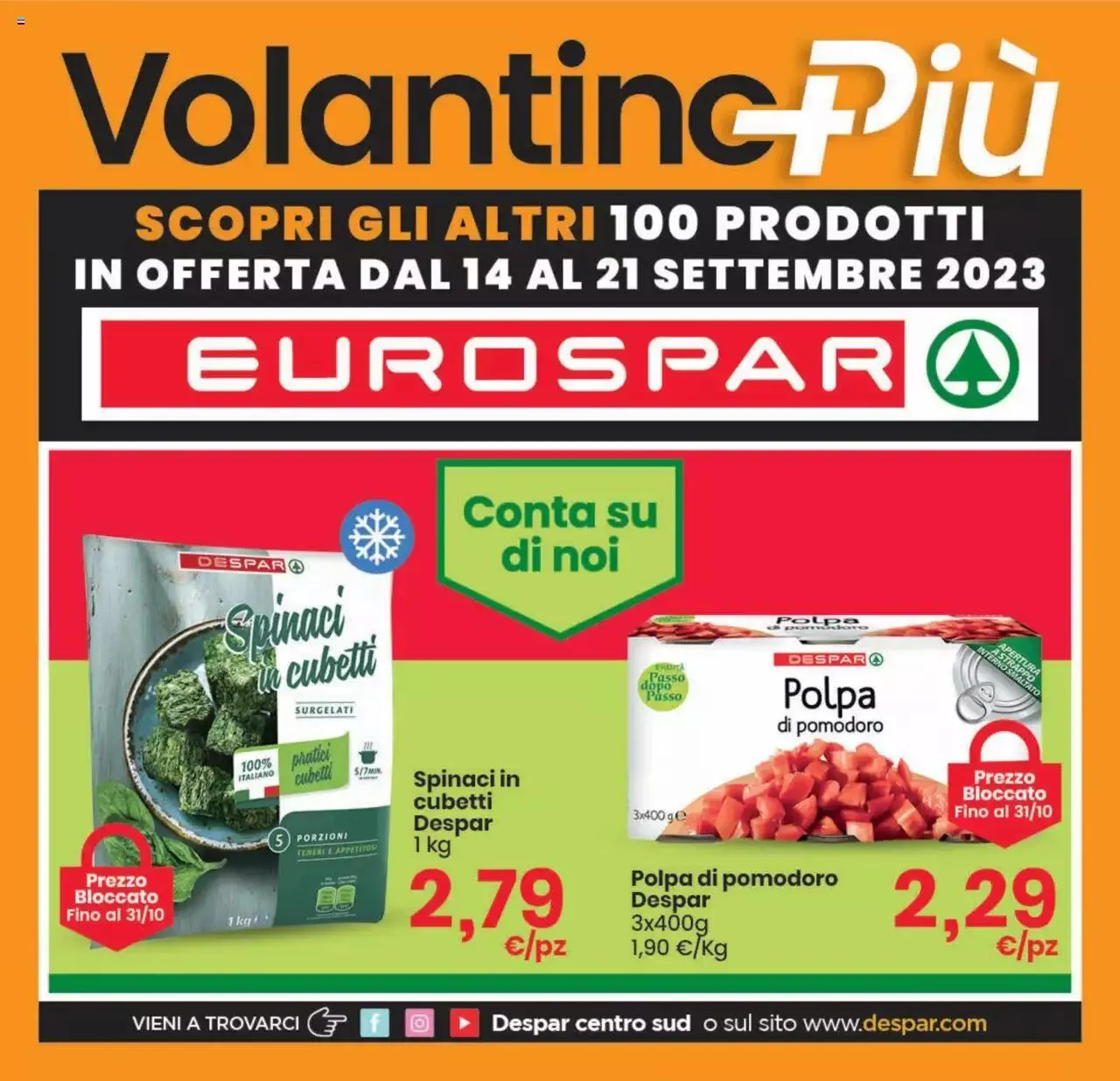 Volantino Eurospar da 14 settembre a 21 settembre di 2023 - Pagina del volantino 13