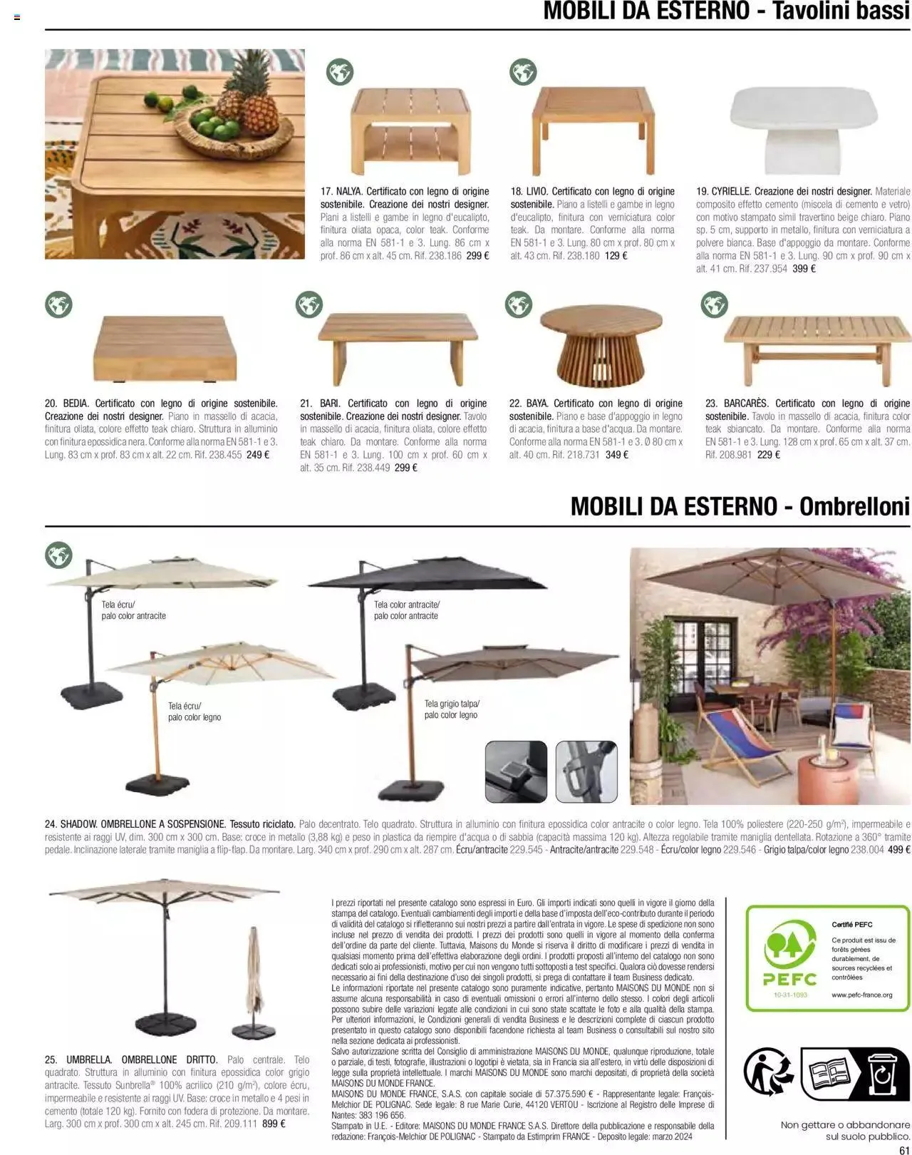 Maisons du Monde - Catalogo Business da 1 marzo a 29 marzo di 2024 - Pagina del volantino 63