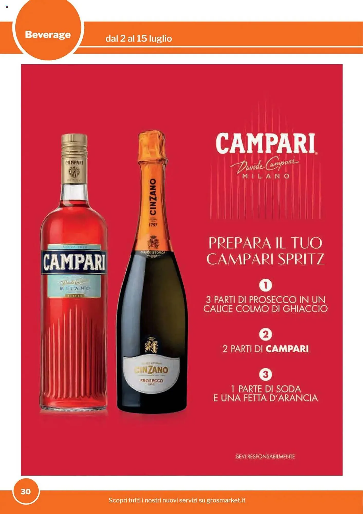Volantino GrosMarket da 2 luglio a 15 luglio di 2025 - Pagina del volantino 30