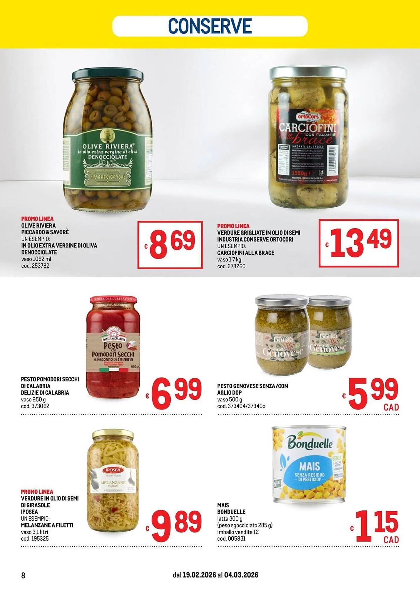 Volantino Metro da 19 febbraio a 4 marzo di 2026 - Pagina del volantino 8