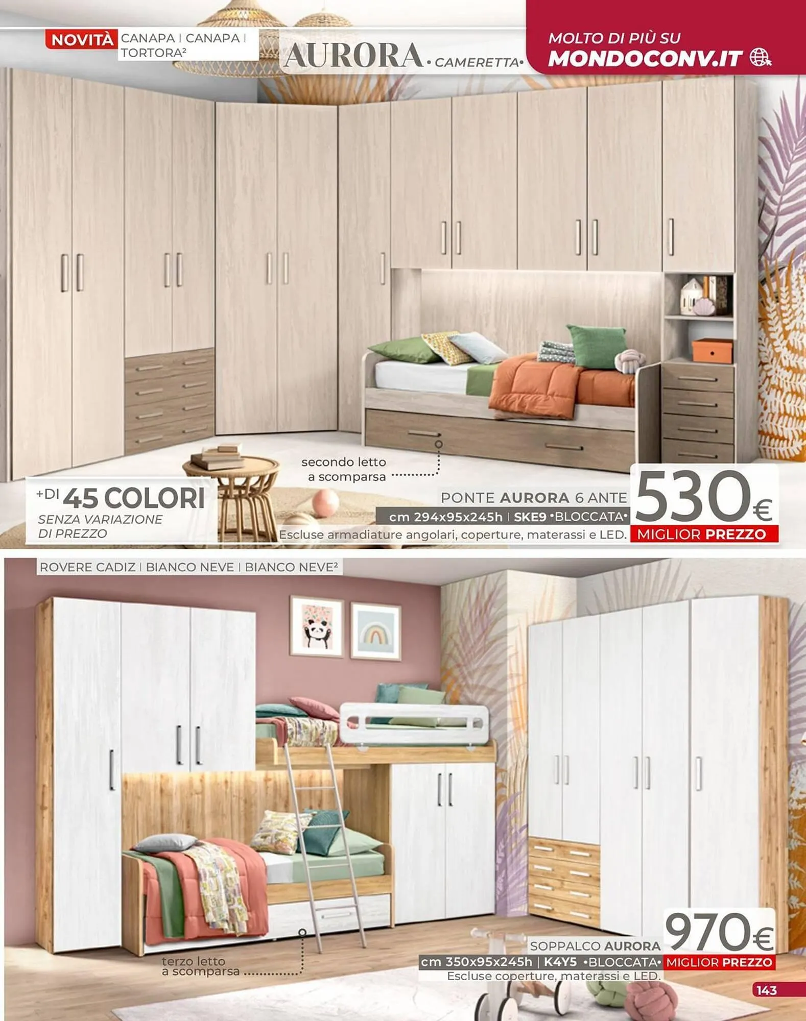 volantino Mondo Convenienza da 1 settembre a 31 dicembre di 2025 - Pagina del volantino 145