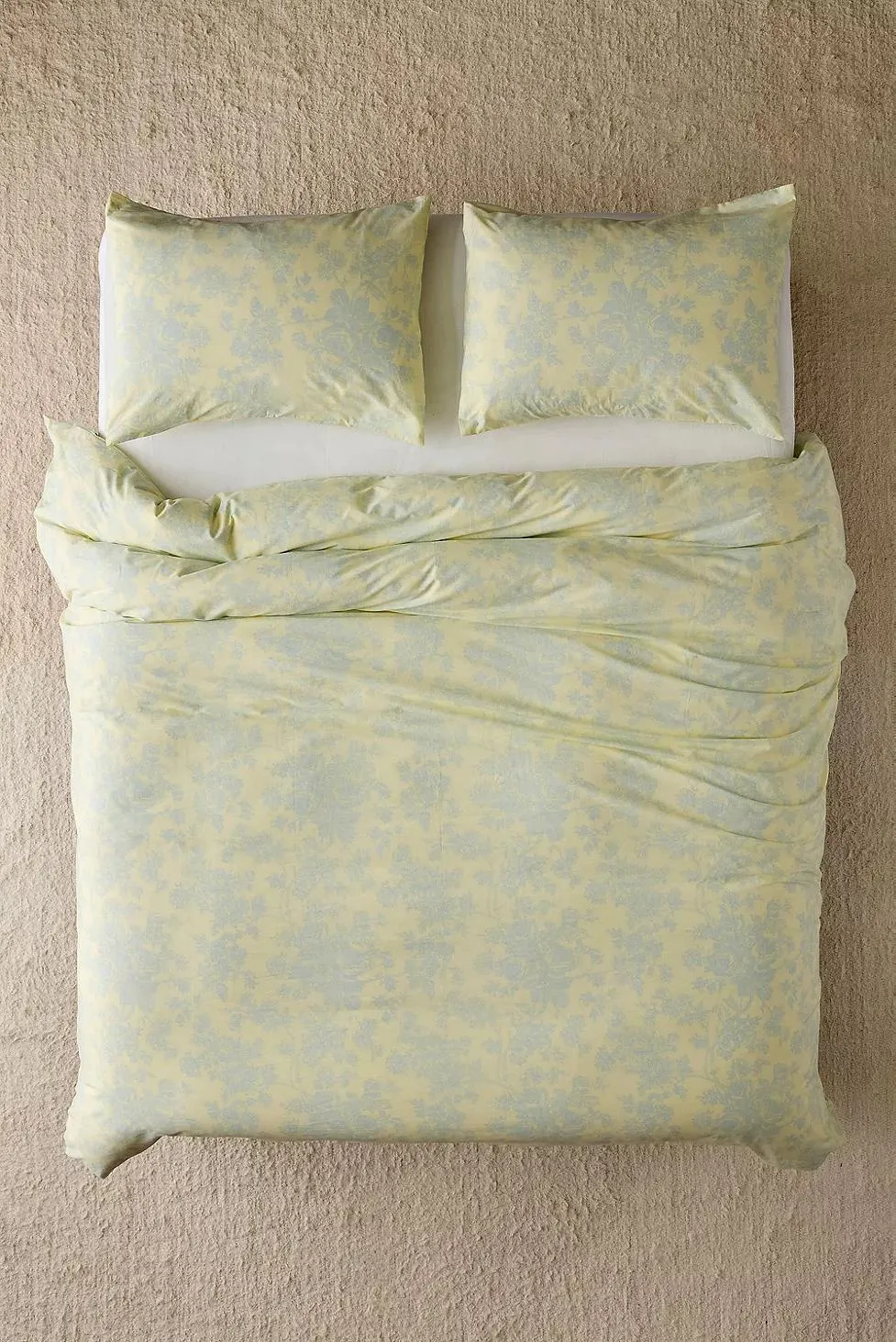 Set Copripiumino Toile Giallo e Blu