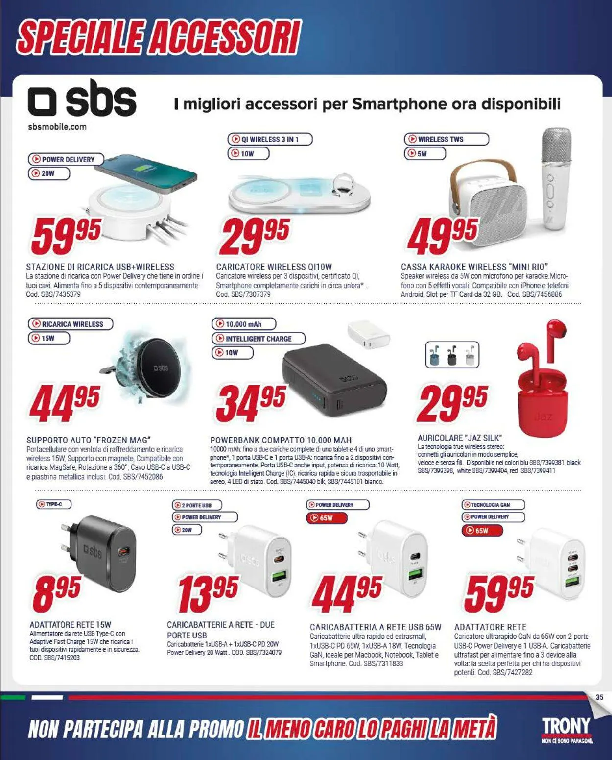 Trony - Palermo Volantino attuale da 30 novembre a 24 dicembre di 2023 - Pagina del volantino 35