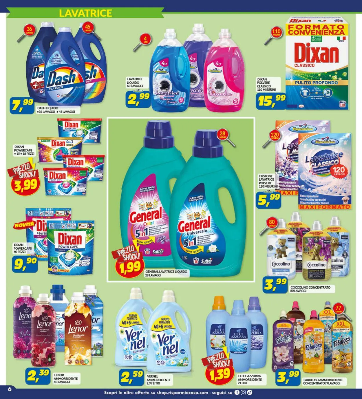 Risparmio Casa Volantino attuale da 28 ottobre a 11 novembre di 2023 - Pagina del volantino 6