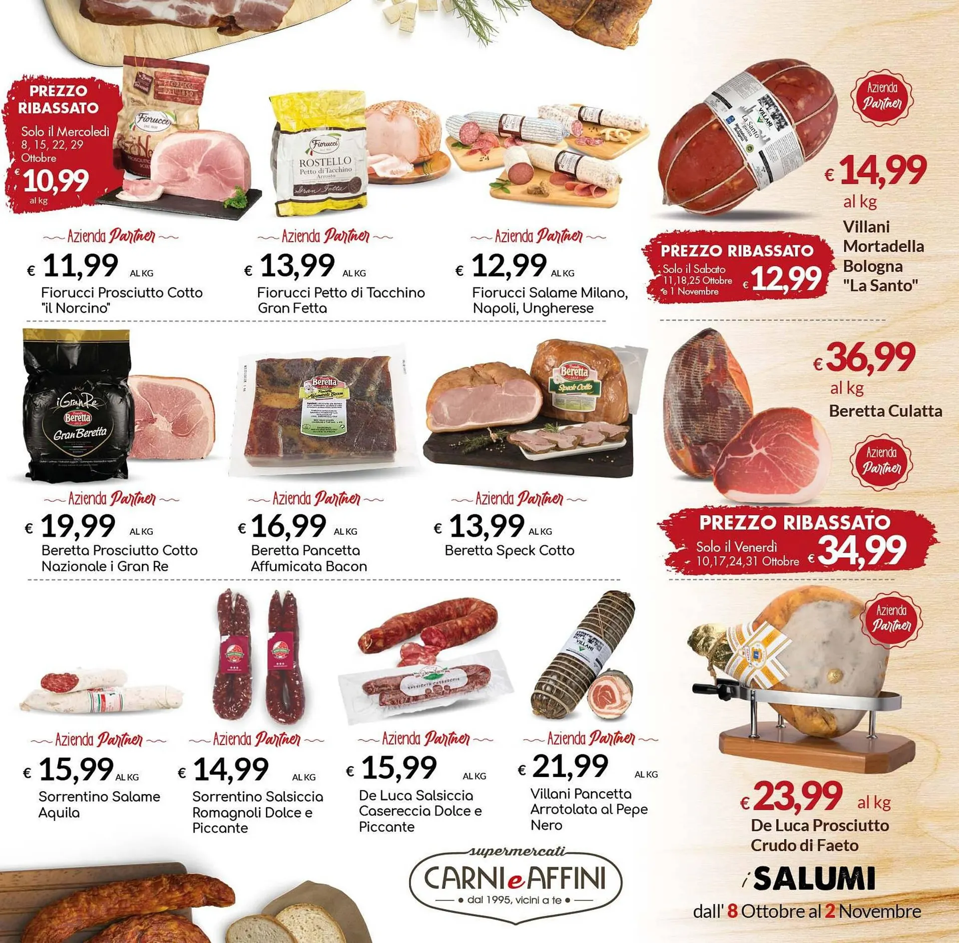 Volantino Carni e Affini Supermercati da 8 ottobre a 2 novembre di 2025 - Pagina del volantino 5