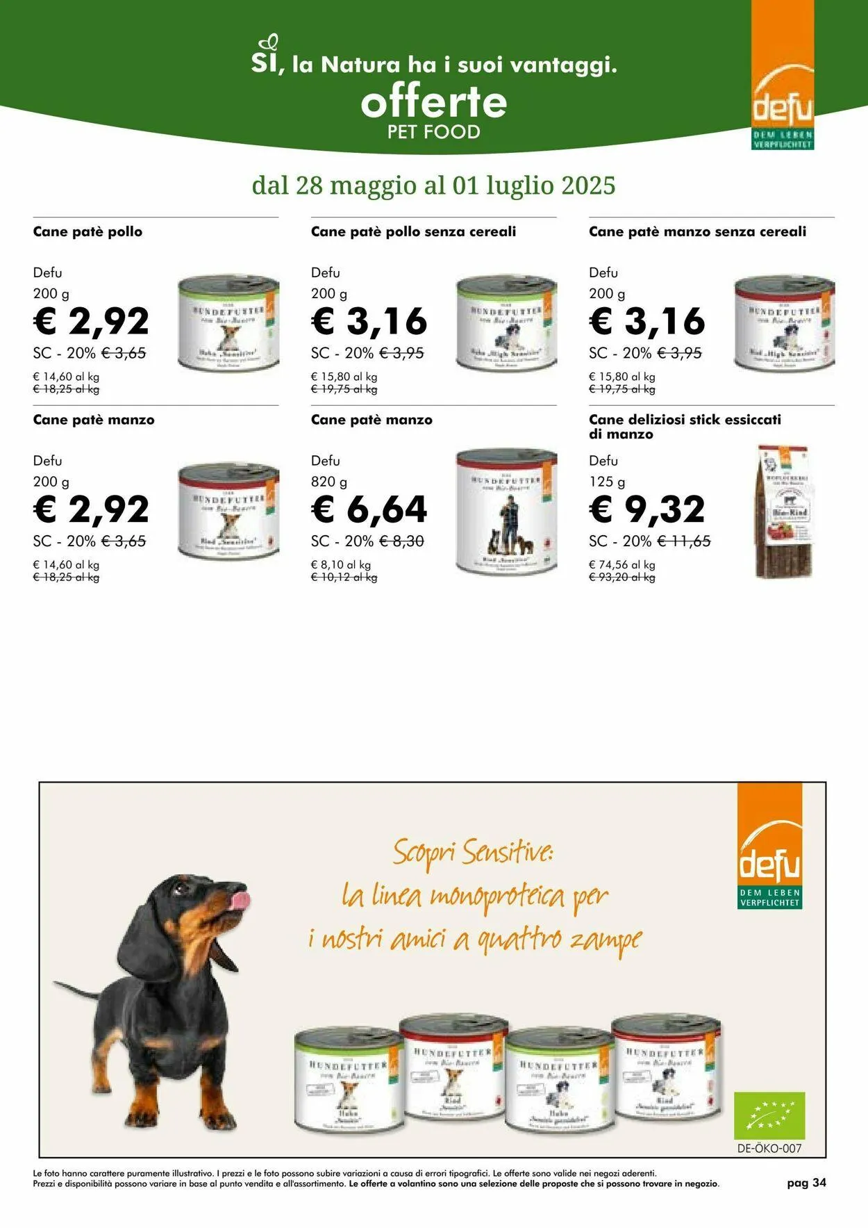 Natura Sì Volantino attuale da 22 luglio a 5 agosto di 2025 - Pagina del volantino 34