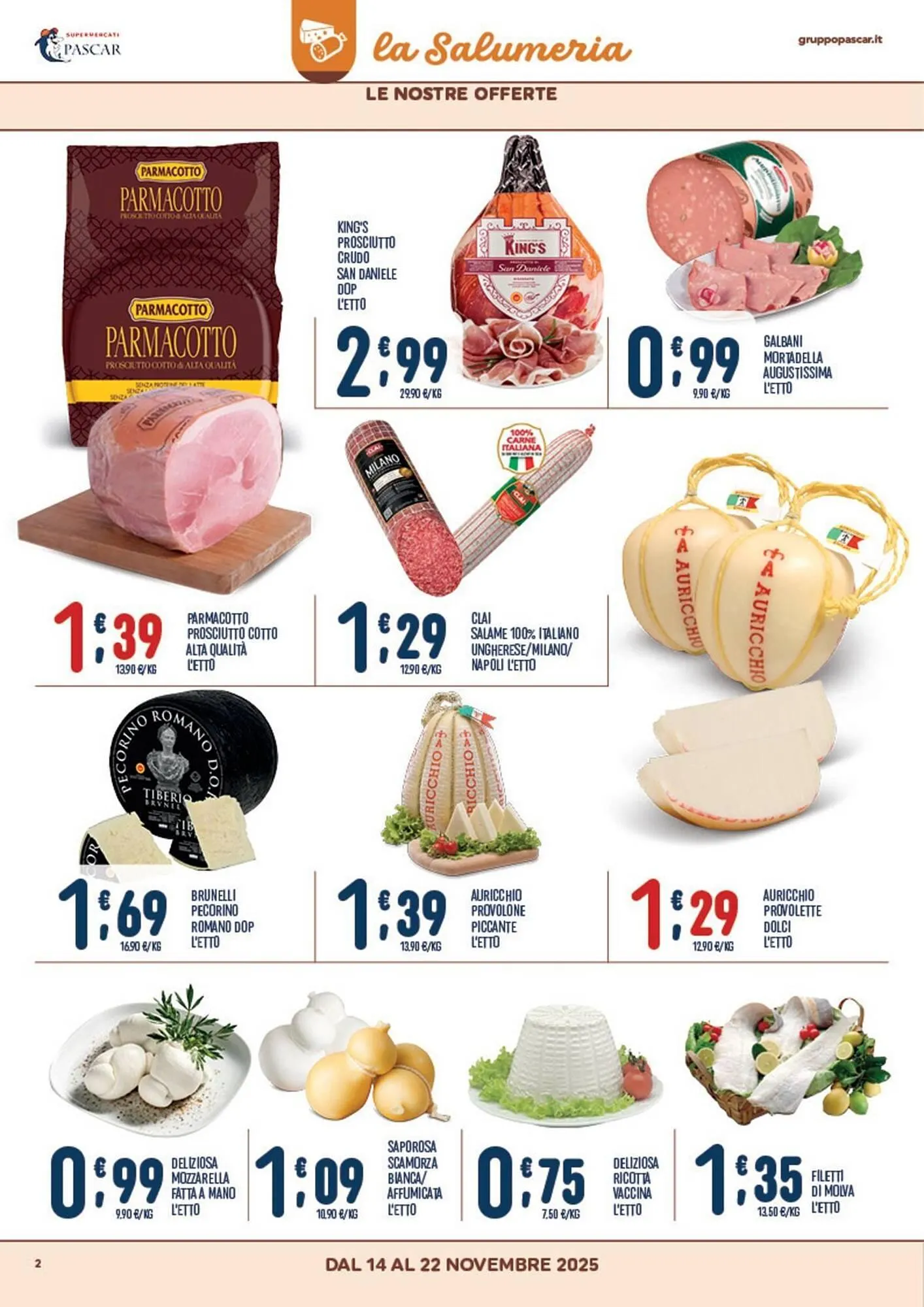 Volantino Gruppo Pascar da 14 novembre a 22 novembre di 2025 - Pagina del volantino 2