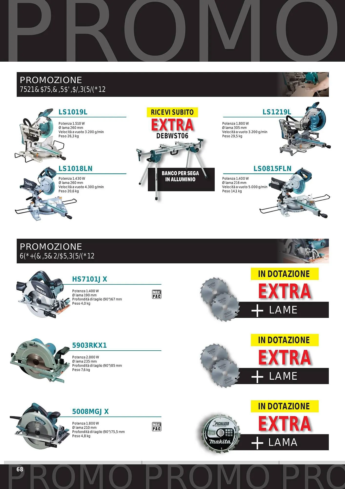 Volantino Makita da 1 ottobre a 31 marzo di 2024 - Pagina del volantino 70