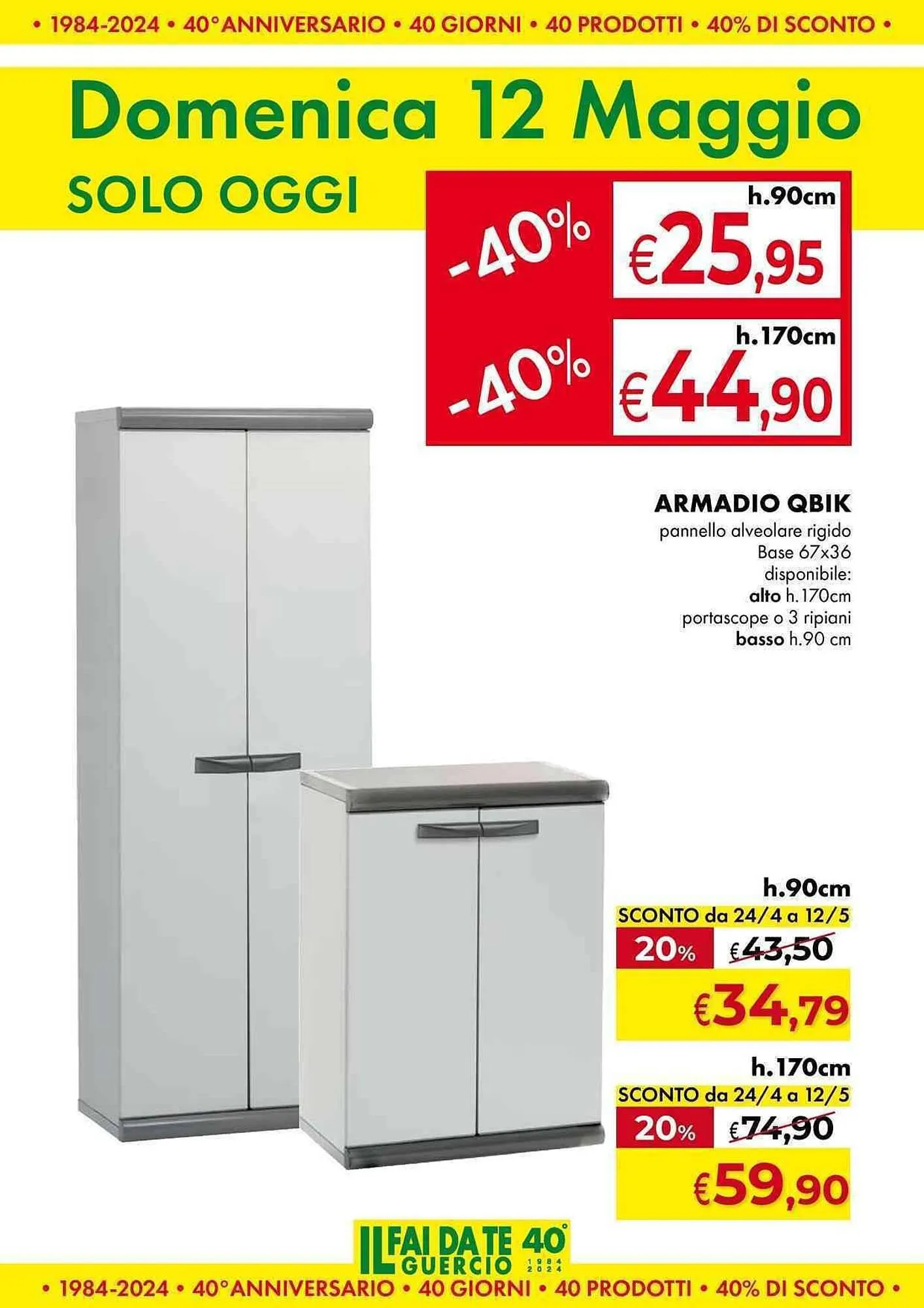 Volantino Il Fai Da Te Guercio da 25 aprile a 12 maggio di 2024 - Pagina del volantino 19