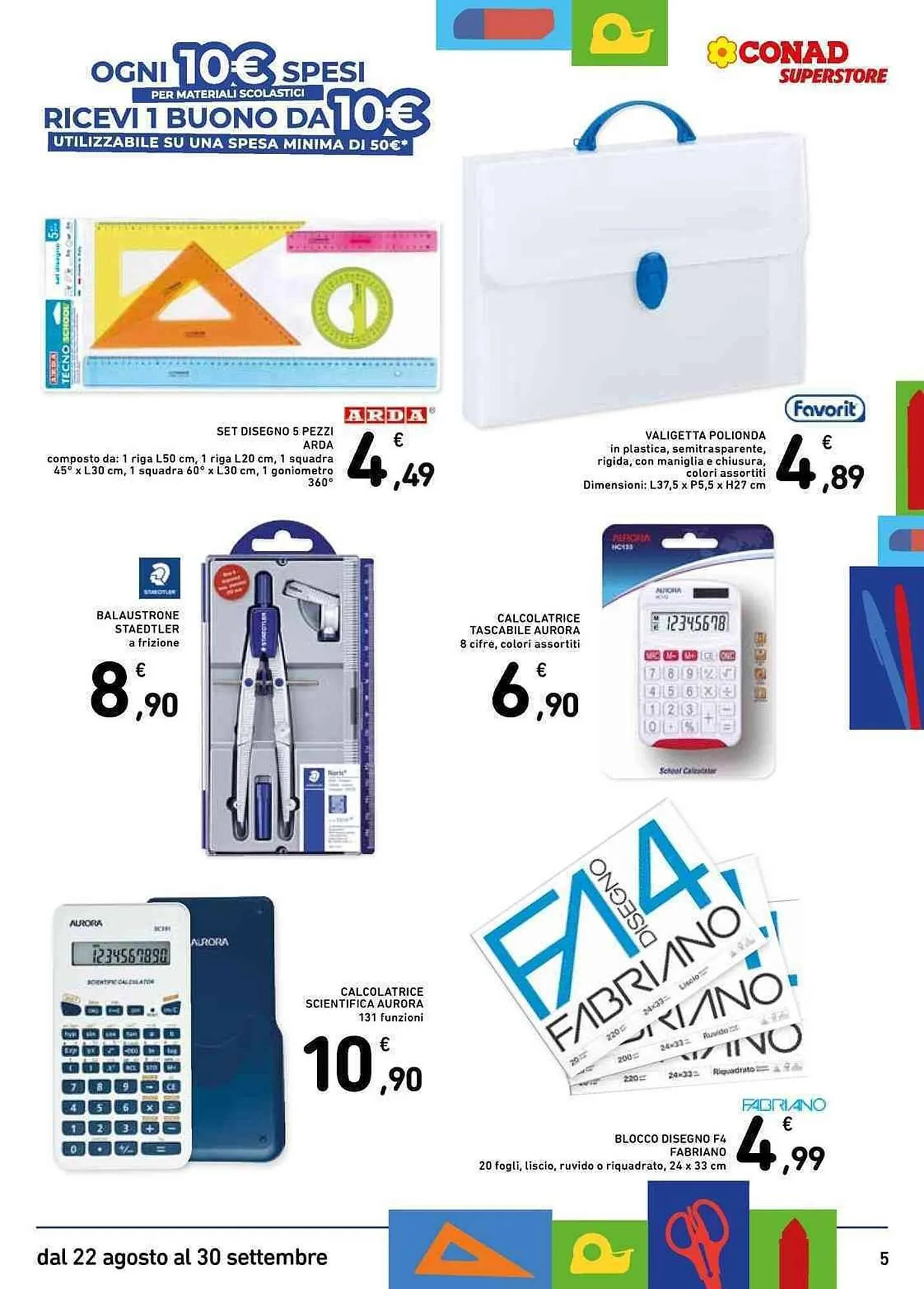Volantino Conad da 22 agosto a 30 settembre di 2025 - Pagina del volantino 5