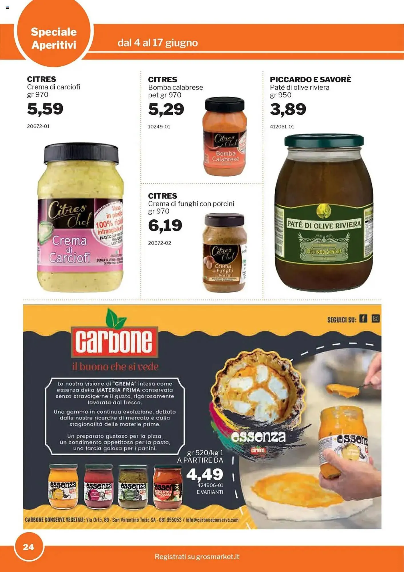 Volantino GrosMarket da 4 giugno a 17 giugno di 2025 - Pagina del volantino 24