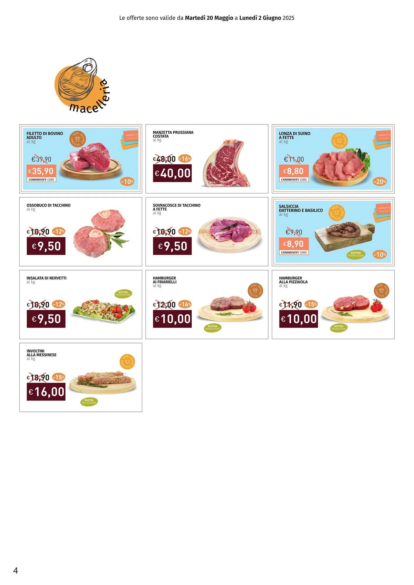 Volantino Prezzemolo e Vitale da 20 maggio a 2 giugno di 2025 - Pagina del volantino 4