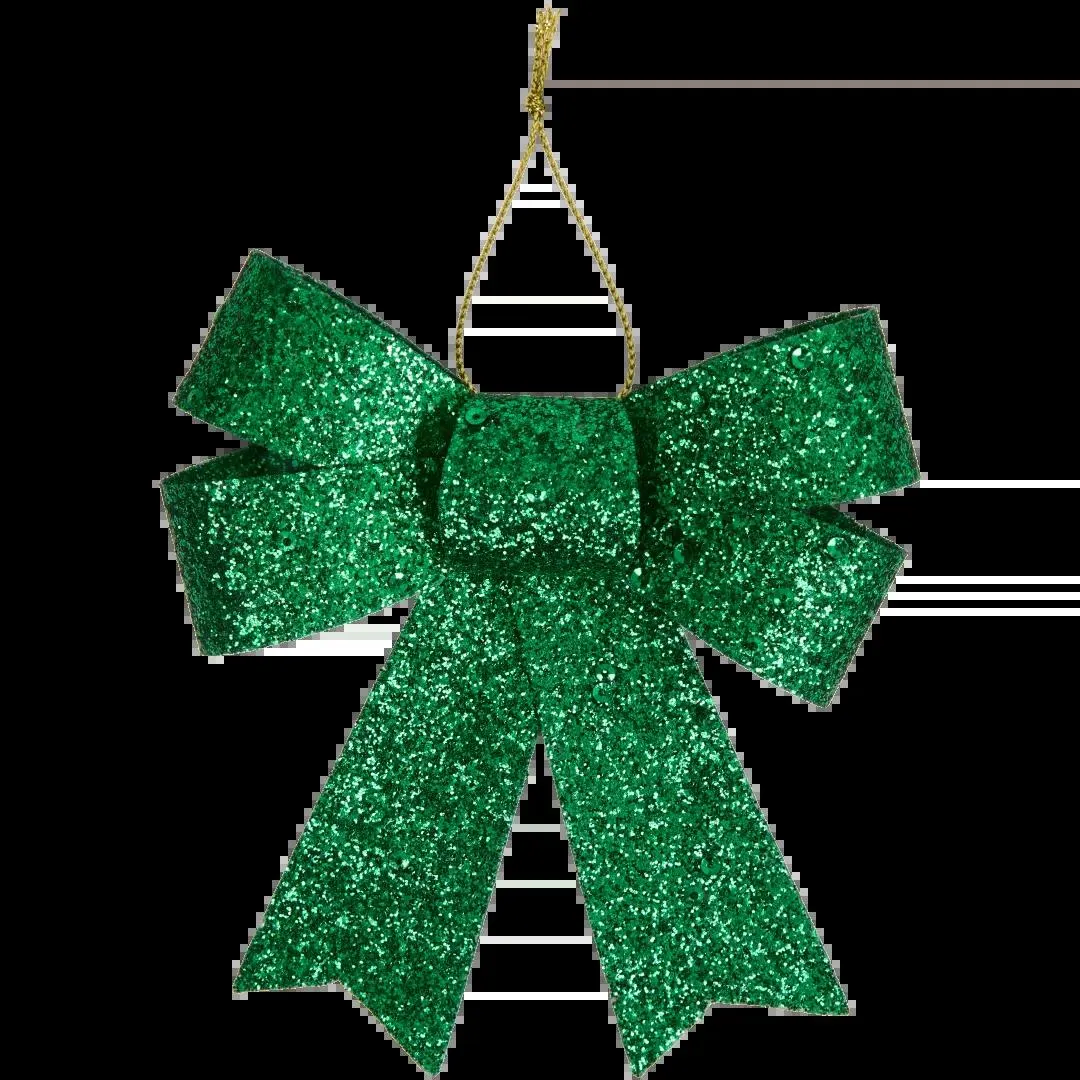 Fiocco decorativo con glitter