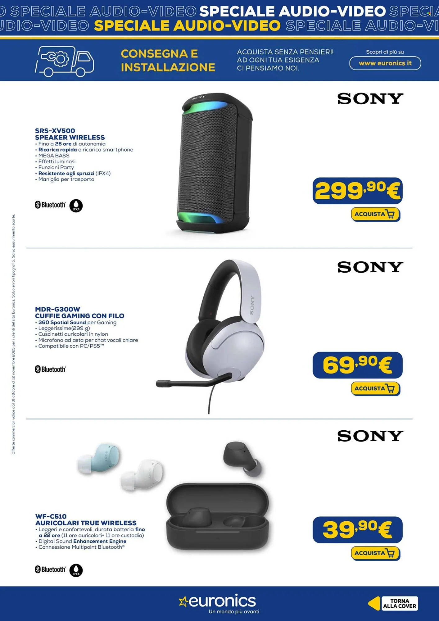 Volantino Euronics da 31 ottobre a 12 novembre di 2025 - Pagina del volantino 14