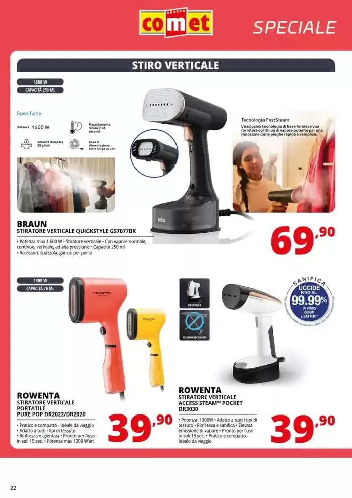 Speciale Piccoli Elettrodomestici  da 7 marzo a 19 marzo di 2025 - Pagina del volantino 22