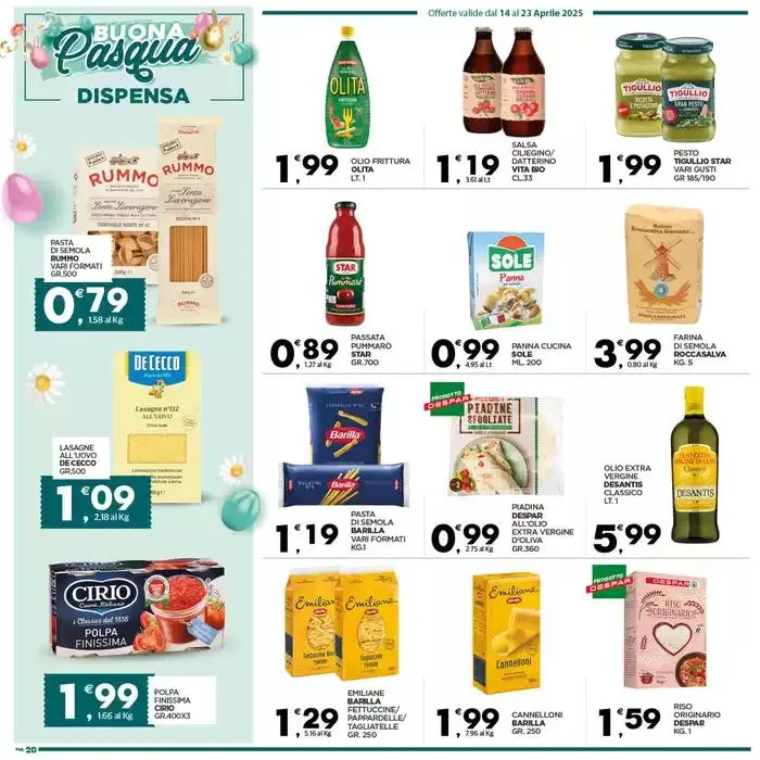 Buona Pasqua da 14 aprile a 23 aprile di 2025 - Pagina del volantino 20
