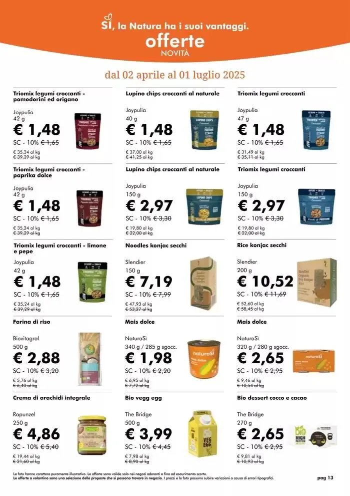 Offerte Aprile 2025 da 1 aprile a 30 aprile di 2025 - Pagina del volantino 13