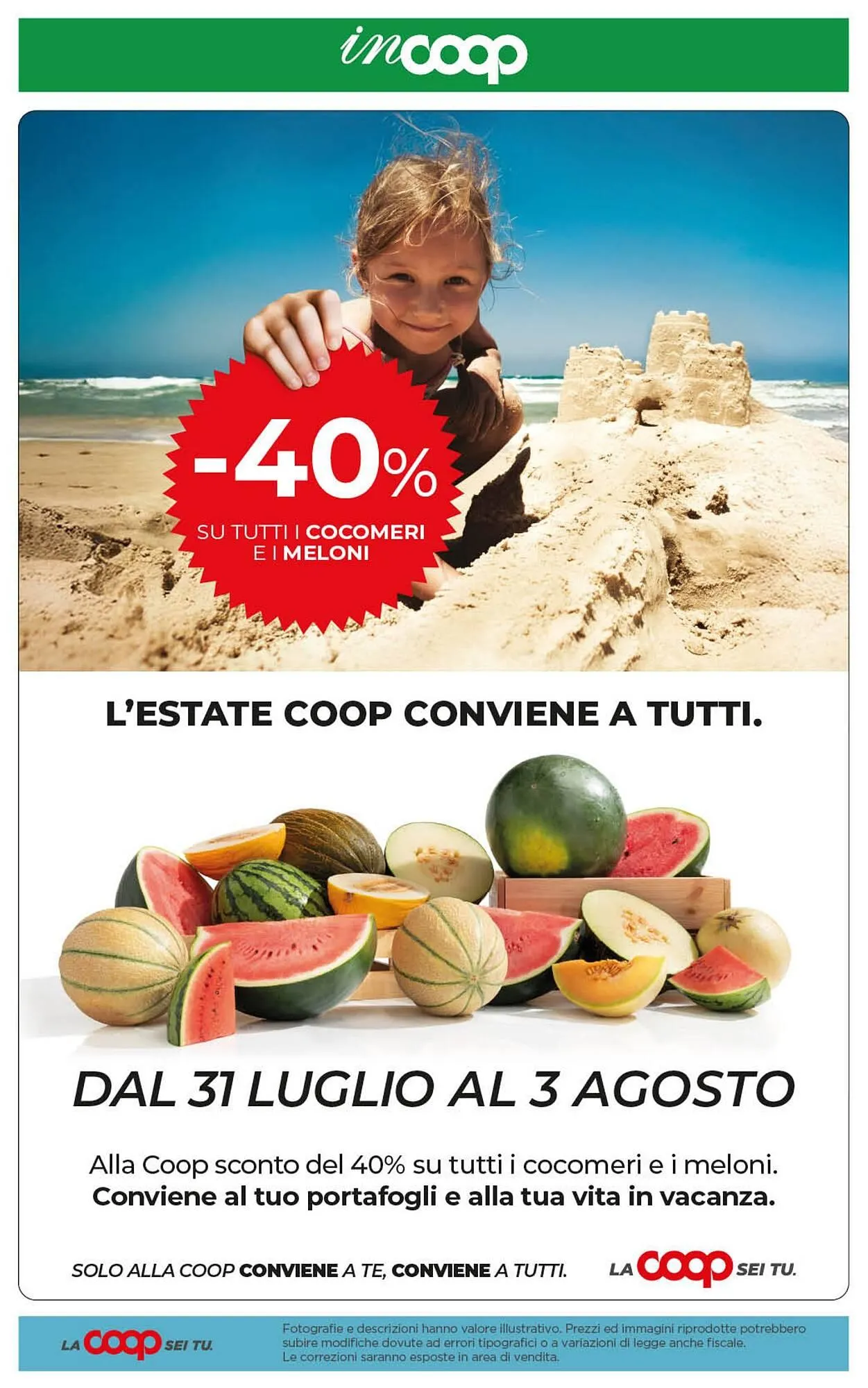 Volantino In Coop da 1 agosto a 11 agosto di 2025 - Pagina del volantino 31