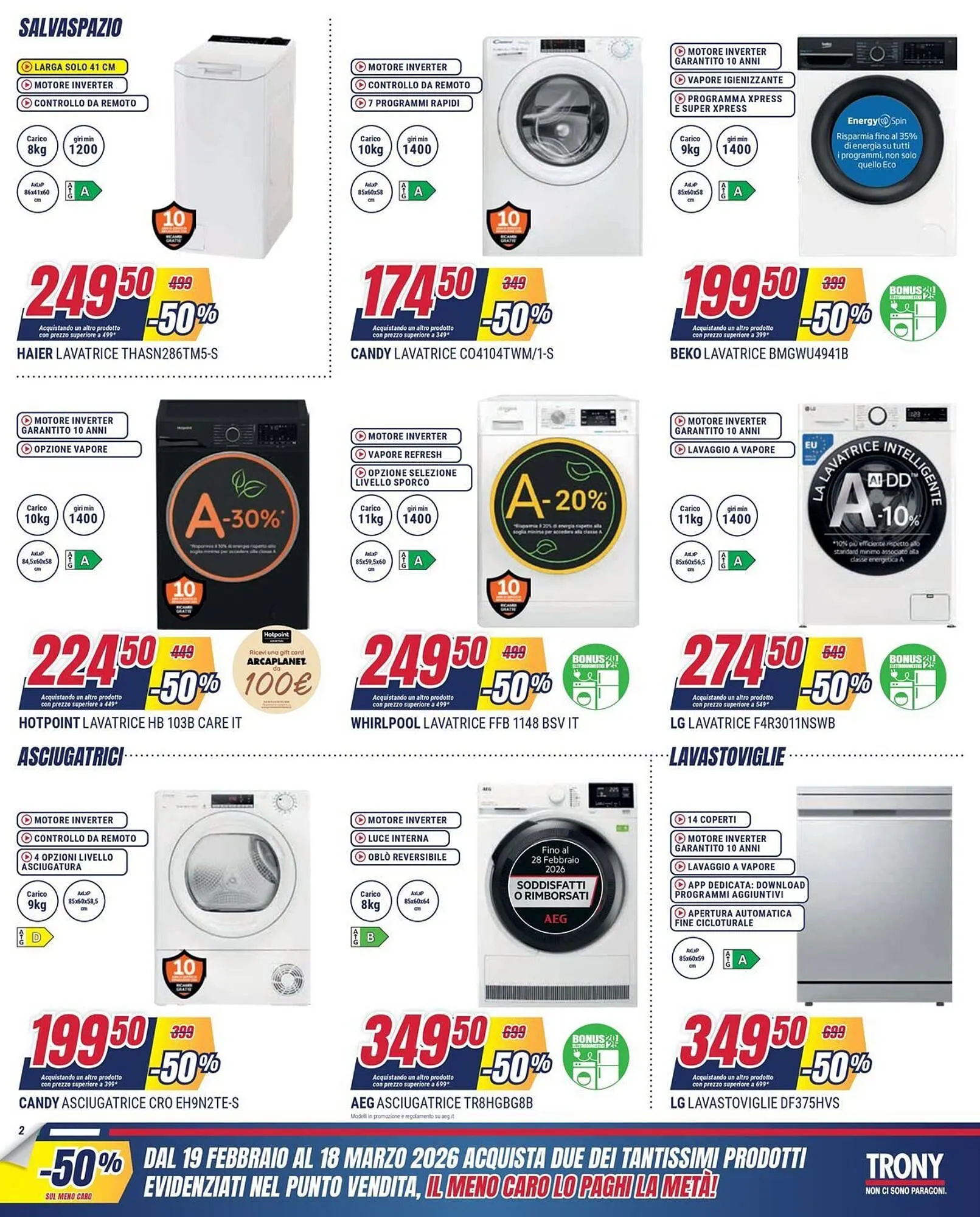 Volantino Trony da 6 marzo a 18 marzo di 2026 - Pagina del volantino 2