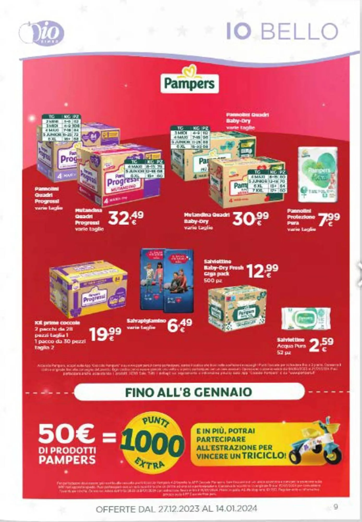 Volantino Io Bimbo da 27 dicembre a 14 gennaio di 2024 - Pagina del volantino 9