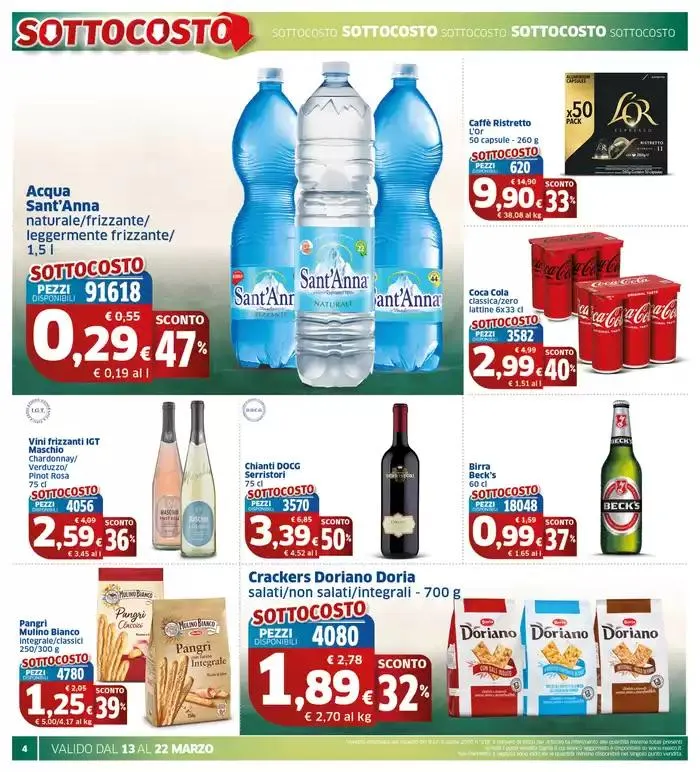 Sottocosto da 13 marzo a 25 marzo di 2025 - Pagina del volantino 4
