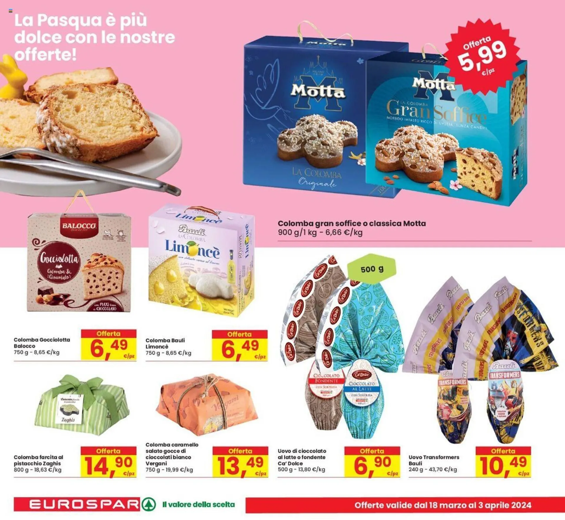Volantino Eurospar da 18 marzo a 3 aprile di 2024 - Pagina del volantino 2