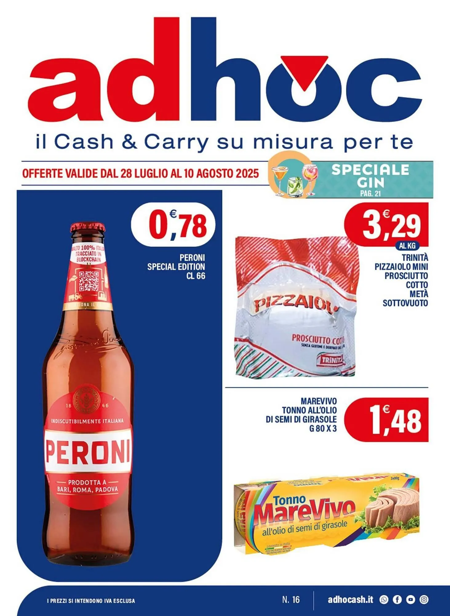 Volantino Adhoc da 28 luglio a 10 agosto di 2025 - Pagina del volantino 1