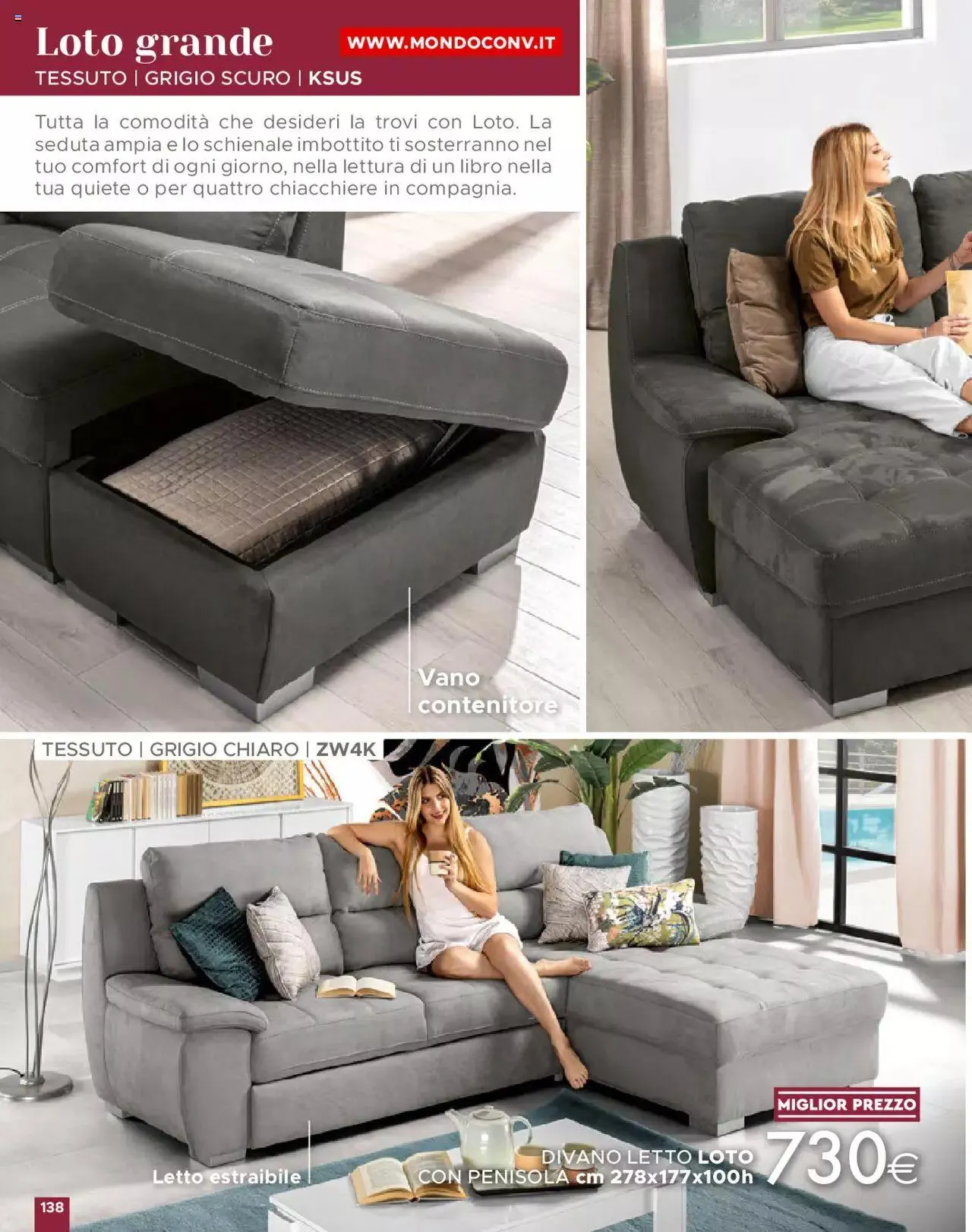 Volantino Mondo Convenienza da 1 ottobre a 31 dicembre di 2023 - Pagina del volantino 140