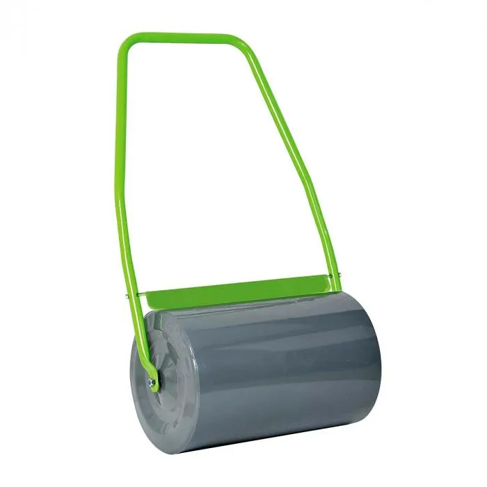 Rullo da giardino in acciaio per comprimere il terreno