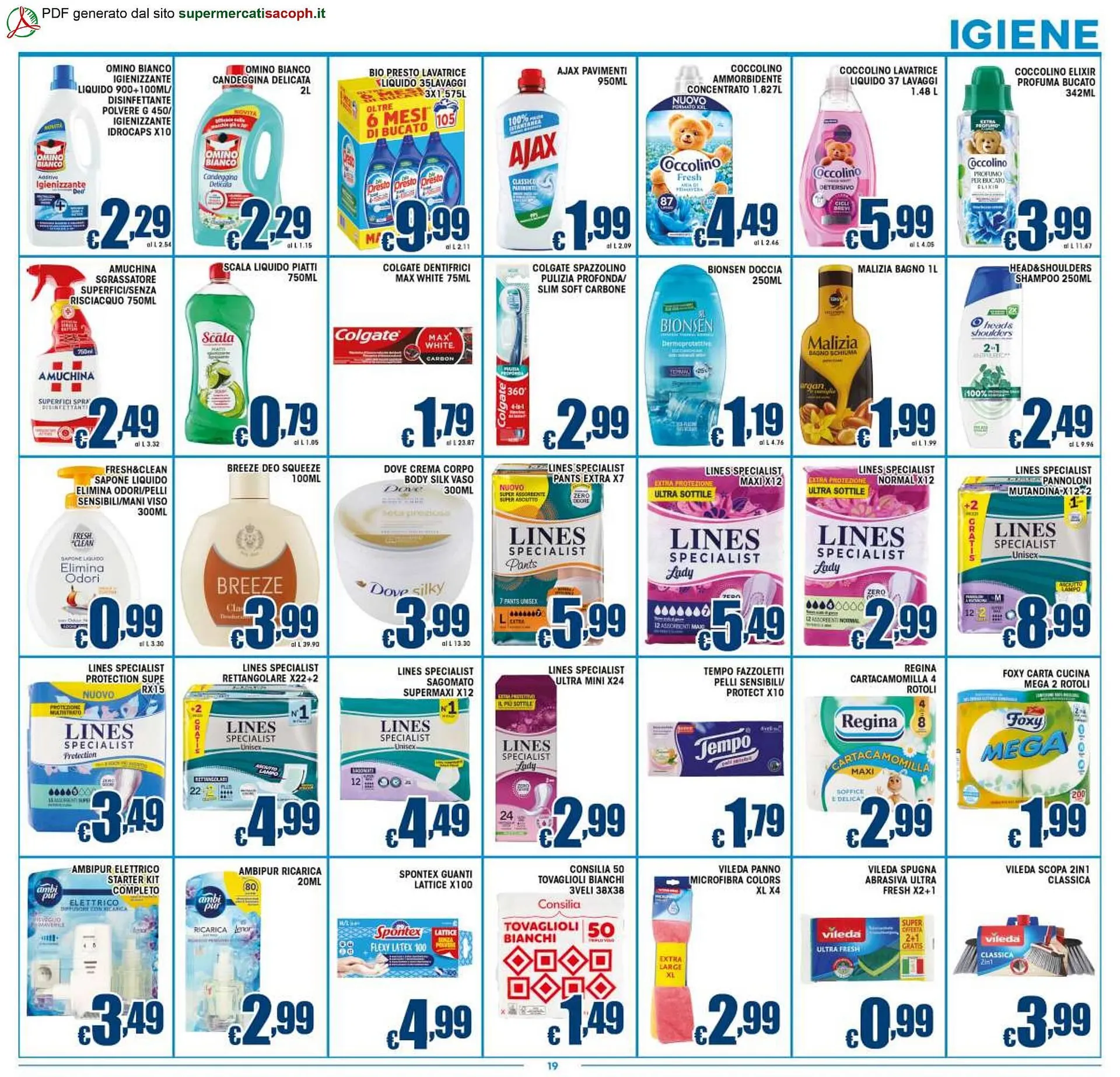 Volantino Sacoph da 25 febbraio a 4 marzo di 2026 - Pagina del volantino 19