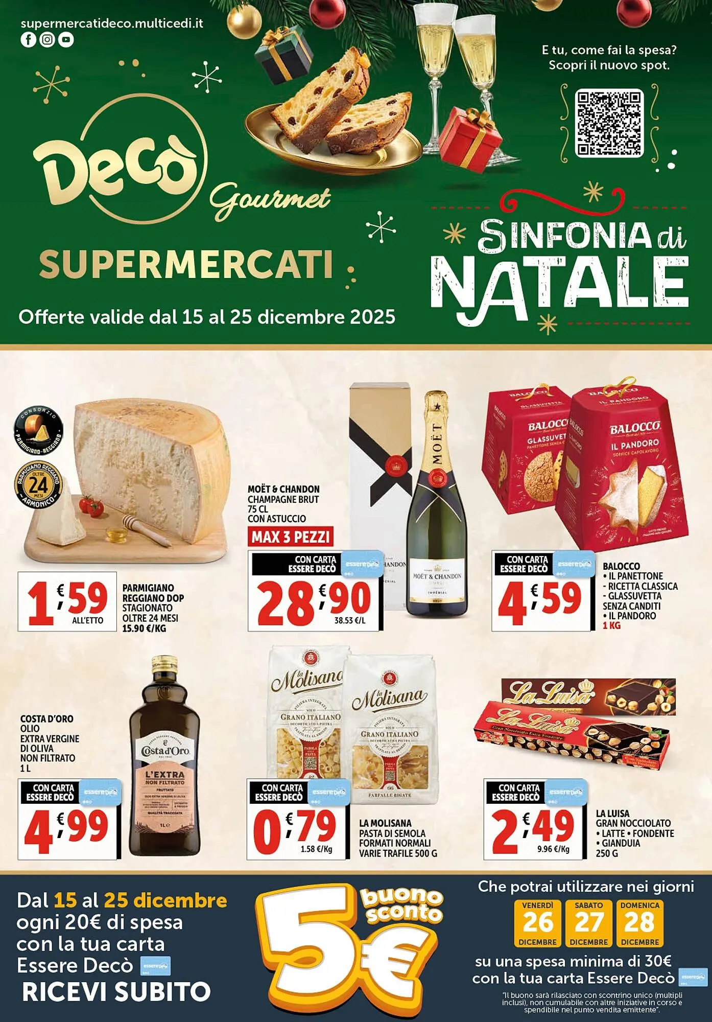 Volantino Gourmet Déco da 15 dicembre a 25 dicembre di 2025 - Pagina del volantino 1