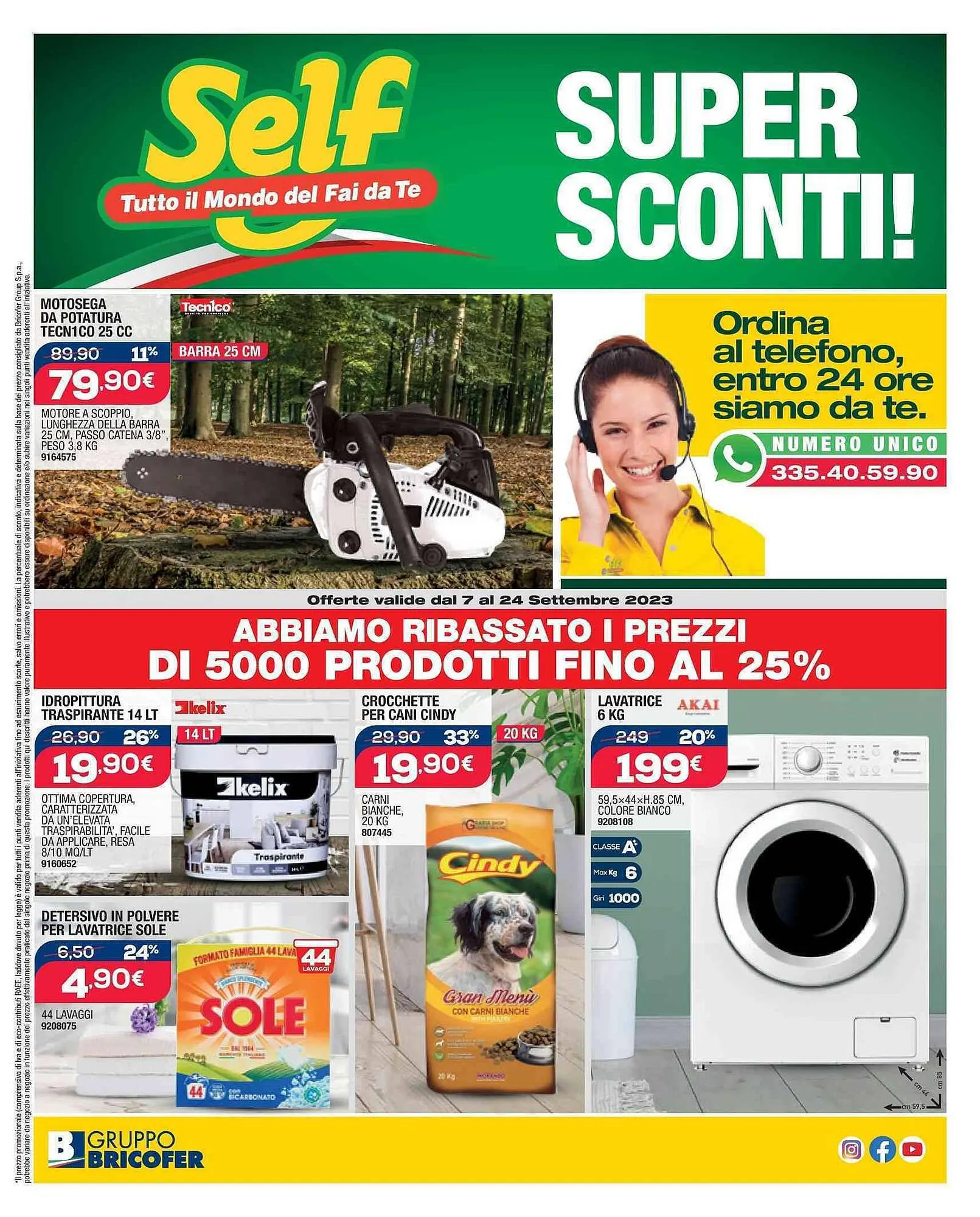 Volantino Self da 13 settembre a 24 settembre di 2023 - Pagina del volantino 1