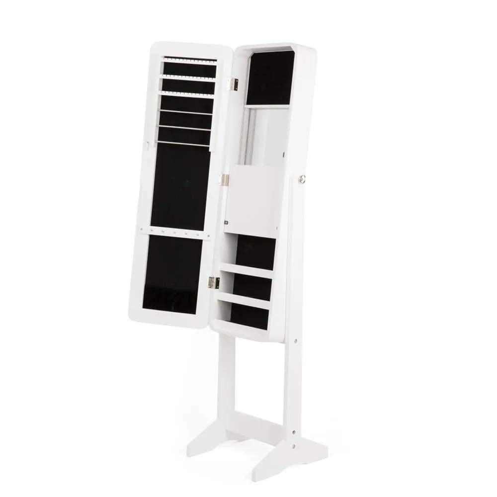 Specchiera con vano per gioielli e luce