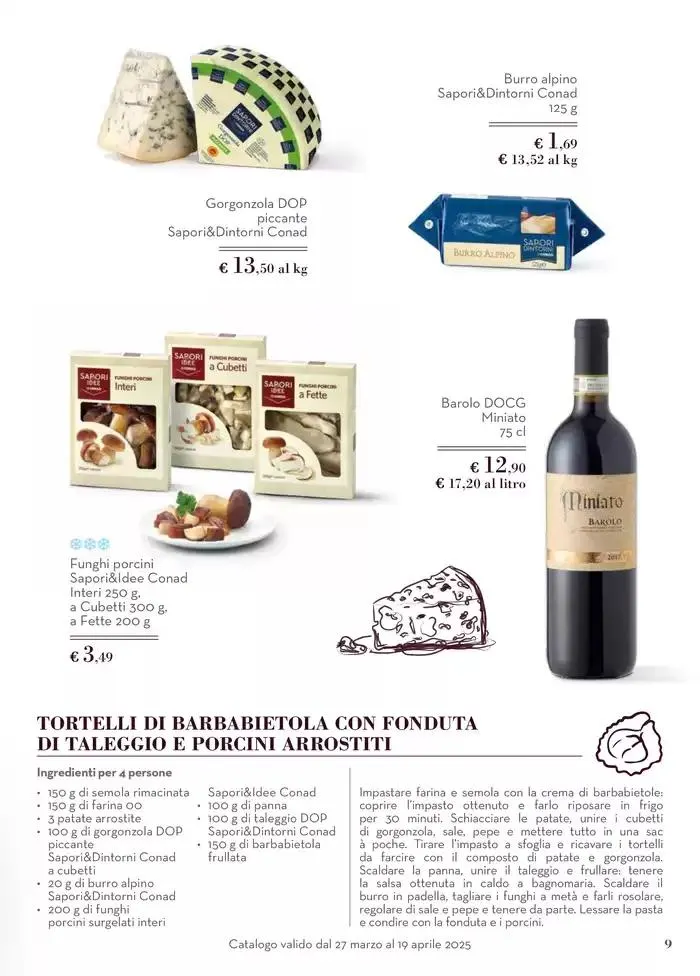 Catalogo Pasqua da 27 marzo a 19 aprile di 2025 - Pagina del volantino 9